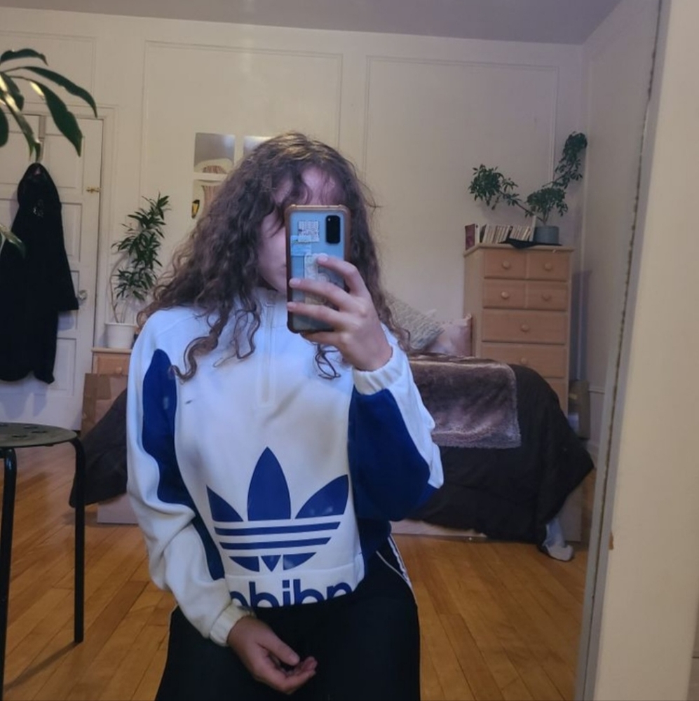 Adidas Original Quarter Zip Sweatshirt - Picture 4 of 6
